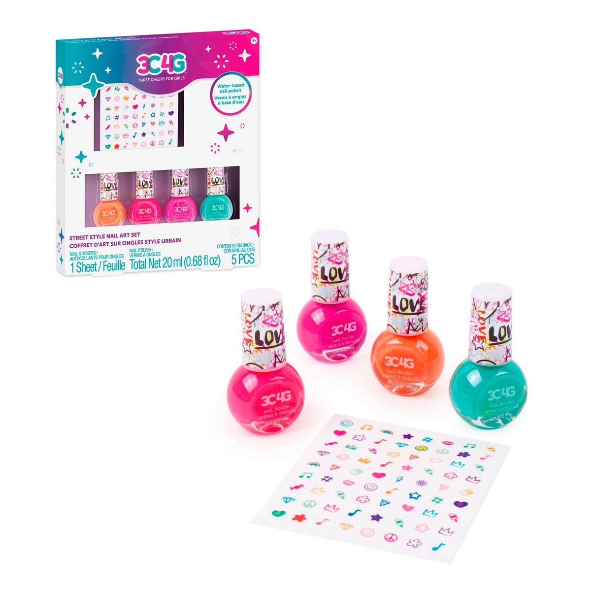 Graffiti Nail Polish And Nail Sticker Set Make It Real